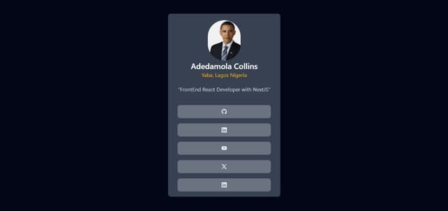 Responsive Contact Card