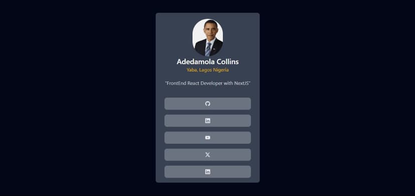 Responsive Contact Card