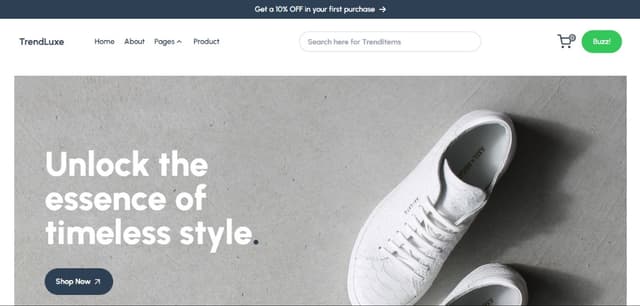 TrendLuxe Ecommerce